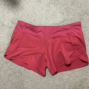 Lululemon Coral Shorts